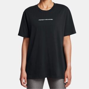UA Under Armour PTH Protect This House Heavyweight Women's BF Oversized T Small